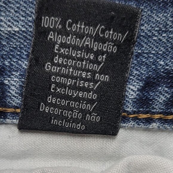 Calvin Klein Men’s 36x30 Blue Straight Leg Relaxed Fit Jeans Distressed - Picture 7 of 8